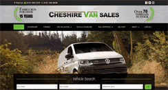 Desktop Screenshot of cheshirevansales.co.uk